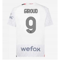 AC Milan Olivier Giroud #9 Vonkajší futbalový dres 2023-24 Krátky Rukáv